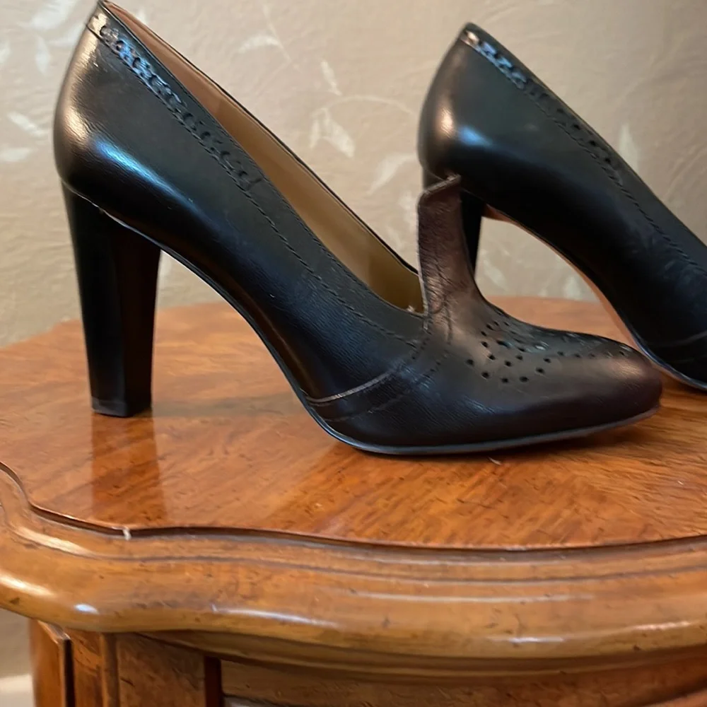 Navy Nine West Oxford - Picture 4 of 4